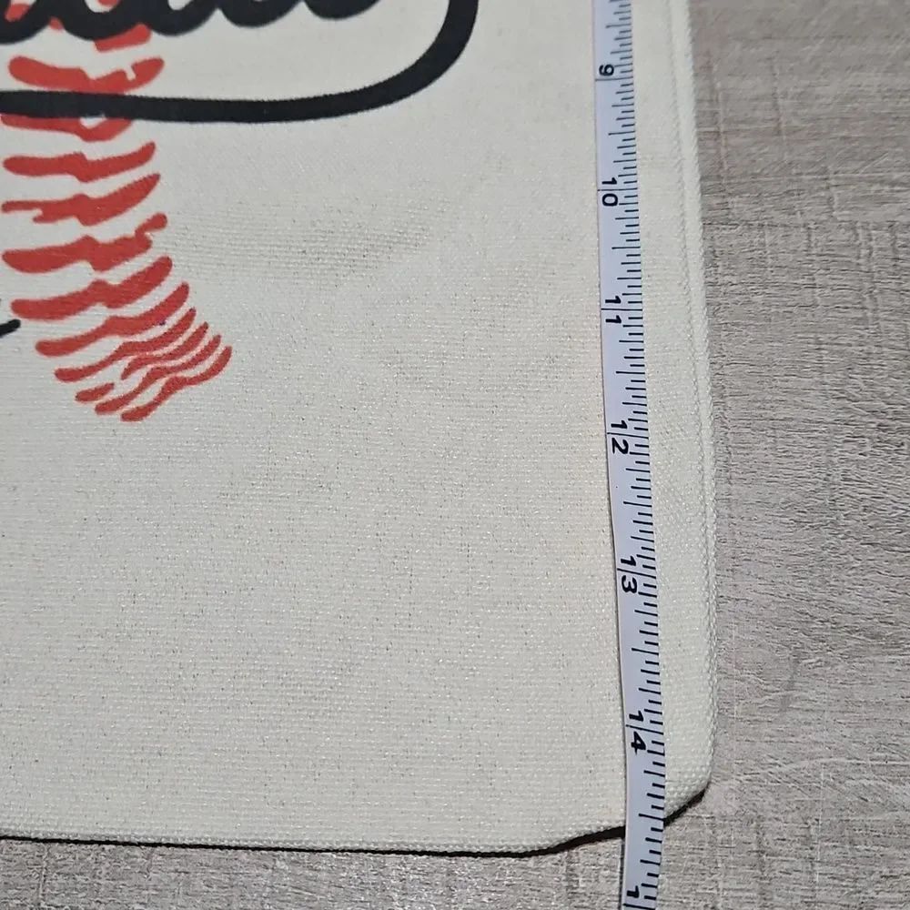 Baseball đâMom Life Canvas Tote Bag - Picture 4 of 5